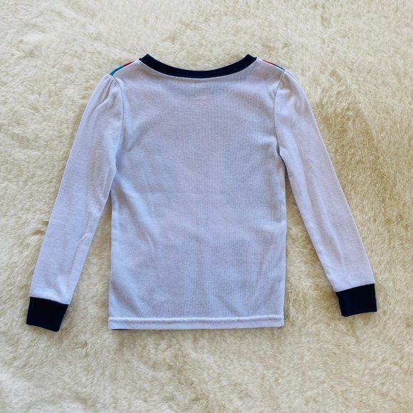 Girl's 3T Cowgirl Theme Long-Sleeved Pajama Top - Picture 5 of 7